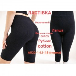 Бриджі жіночі 12 шт (42-48 р) рубчик KiE_A522-1