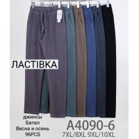 Джинси жіночі 6 шт (7-10XL) джинс KiE_A4090-6