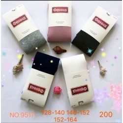 Колготи дитячі 10 шт (128-164 см) бавовна KiE_9511