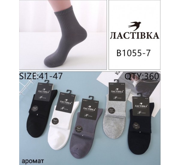 Шкарпетки чоловічі 10 шт (41-47 р) коттон KiE_B1055-7