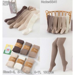 Колготи дитячі 24 шт (3-11 років) рубчик KiE_KW3341