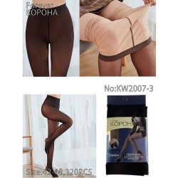 Колготи жіночі 1800DEN 12 шт (42-48 р) термо KiE_KW2007-3