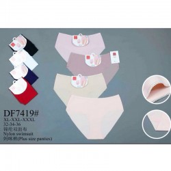 Трусы женские Батал 12 шт (1-3XL) полиестер KiE_DF7419