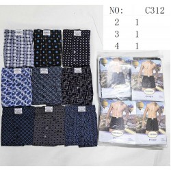 Трусы мужские 12 шт (2-4XL) коттон KiE_C312