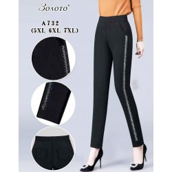 Брюки женские 6 шт (5-7XL) коттон KiE_A732