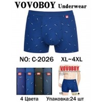 Труси чоловічі 24 шт (1-4XL) бамбук KiE_C-2026