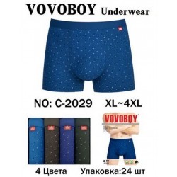Трусы мужские 24 шт (1-4XL) бамбук KiE_C-2029