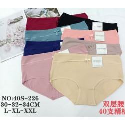 Труси жіночі 12 шт (L-2XL) коттон KiE_40S-226