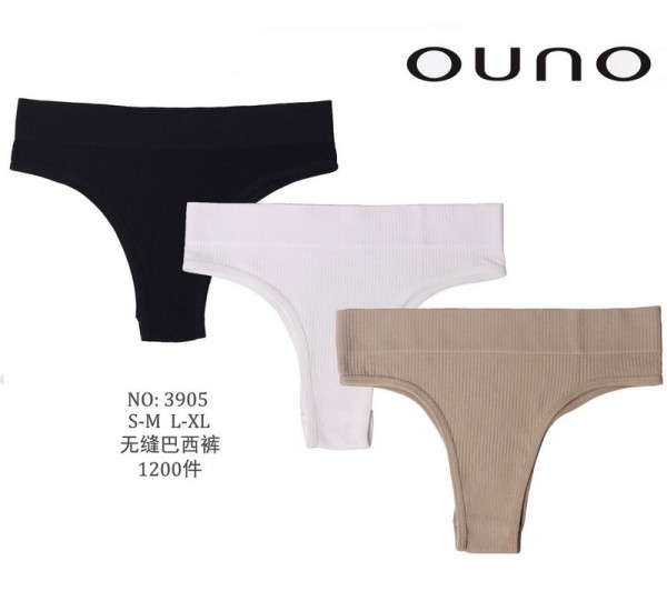 Стрінги жіночі 12 шт (S-XL) рубчик KiE_3905