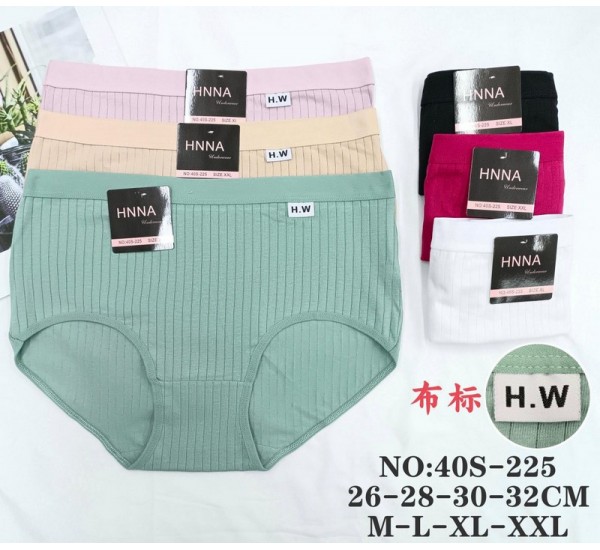 Труси жіночі 12 шт (M-2XL) рубчик KiE_40S-225