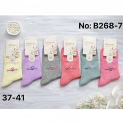 Носки женские 12 шт (37-41 р) коттон KiE_B268-7