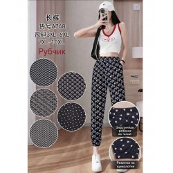 Брюки женские 6 шт (3-6XL) рубчик KiE_A768