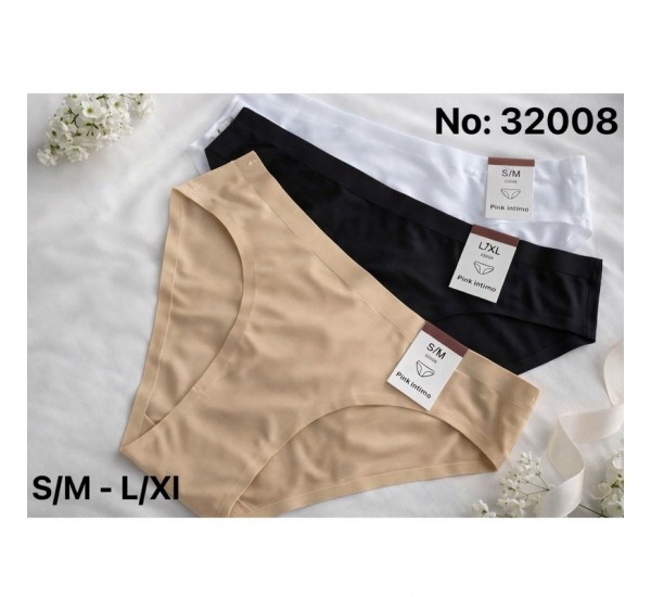 Труси жіночі 12 шт (S-XL) поліестер KiE_32008