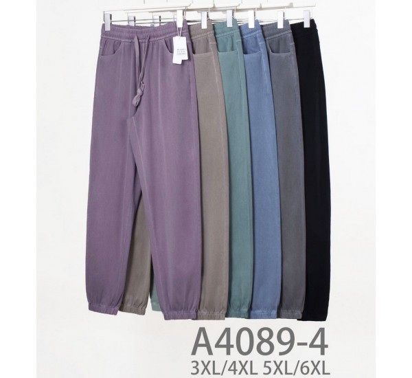 Брюки женские 6 шт (3-6XL) джинс KiE_A4089-4