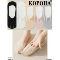 Сліди жіночі 10 шт (36-41 р) поліестер KiE_BW0504-7