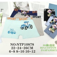 Труси дитячі 12 шт (6-12 років) коттон KiE_NTP10878