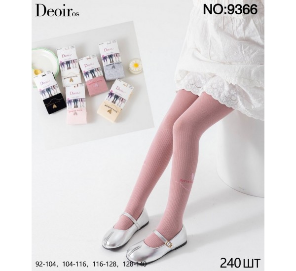 Колготи дитячі 12 шт (92-140 см) коттон KiE_9366