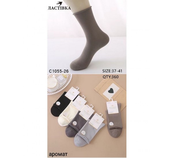 Носки женские 10 шт (37-41 р) коттон KiE_C1055-26