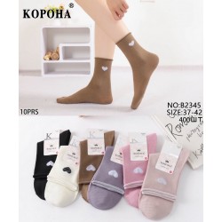 Носки женские 10 шт (37-42 р) коттон KiE_B2345