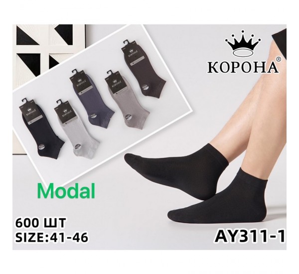 Шкарпетки чоловічі 10 шт (41-46 р) коттон KiE_AY311-1