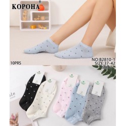 Носки женские 10 шт (37-42 р) коттон KiE_B2810-1
