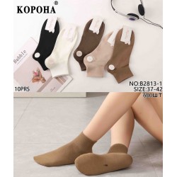 Носки женские 10 шт (37-42 р) коттон KiE_B2813-1