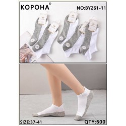Носки женские 10 шт (37-41 р) коттон KiE_BY261-11