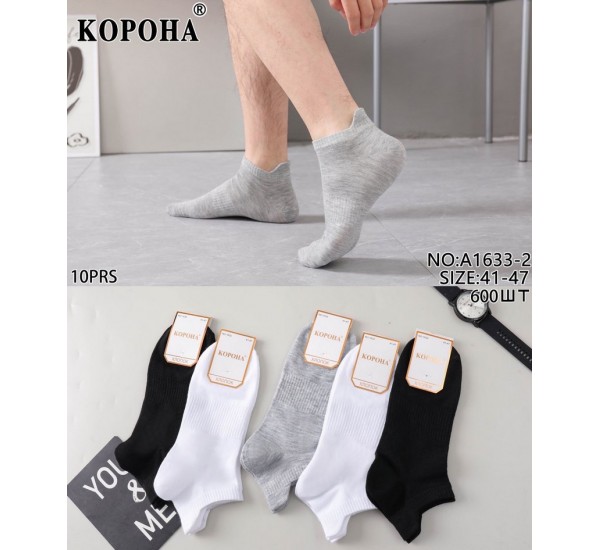 Шкарпетки чоловічі 10 шт (41-47 р) коттон KiE_A1633-2