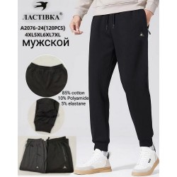 Спорт штани чоловічі 6 шт (4-7XL) коттон KiE_A2076-24