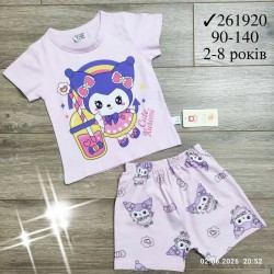 Костюм для дівчаток 6 шт коттон (2-8 років) MiLi_261920-12