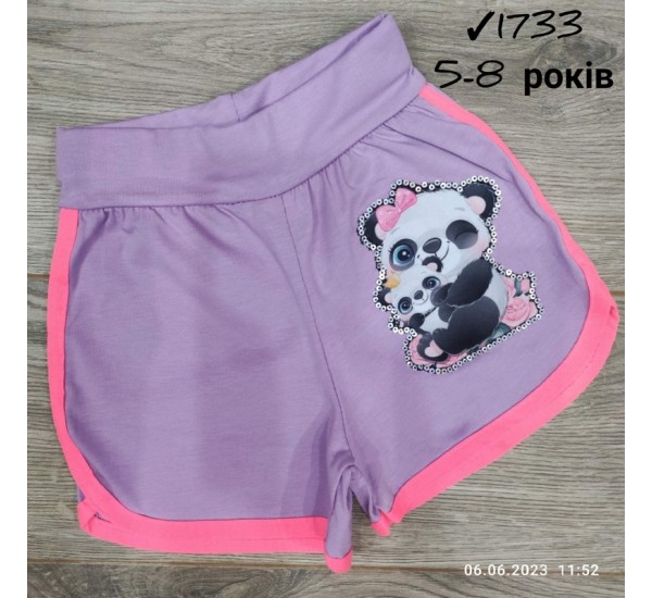 Шорты для девочек 4 шт коттон (5-8 лет) MiLi_1733-17