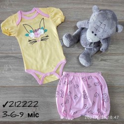 Костюм для немовлят 3 шт бавовна (3-9 міс) MiLi_212222a