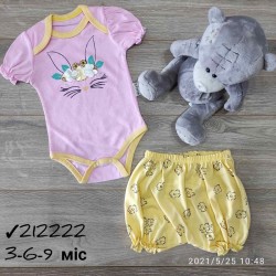 Костюм для немовлят 3 шт бавовна (3-9 міс) MiLi_212222b