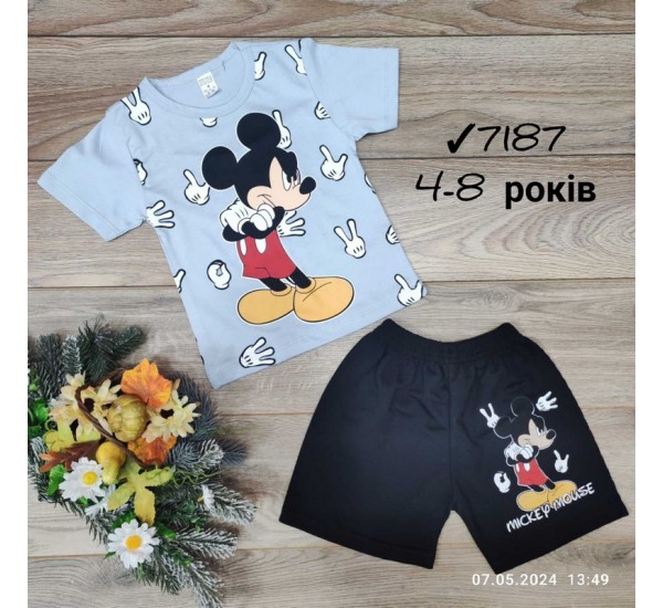 Костюм для хлопчиків 5 шт коттон (4-8 років) MiLi_7187-7
