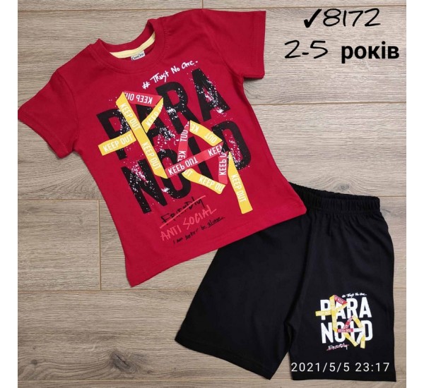 Костюм для хлопчиків 4 шт коттон (2-5 років) MiLi_8172-4