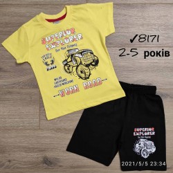 Костюм для хлопчиків 4 шт коттон (2-5 років) MiLi_8171-1