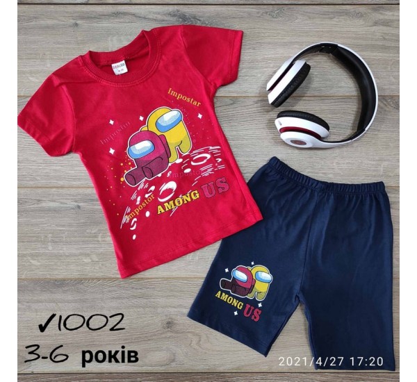 Костюм для хлопчиків 4 шт коттон (3-6 років) MiLi_1002-1