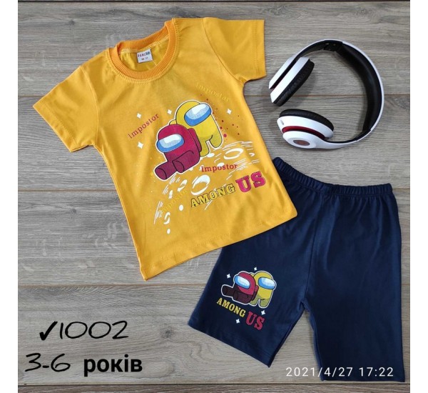 Костюм для хлопчиків 4 шт коттон (3-6 років) MiLi_1002-3