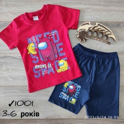 Костюм для хлопчиків 4 шт коттон (3-6 років) MiLi_1001-1