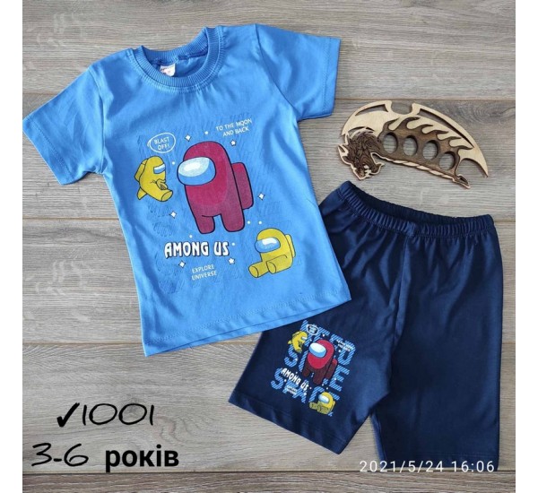 Костюм для хлопчиків 4 шт коттон (3-6 років) MiLi_1001-2