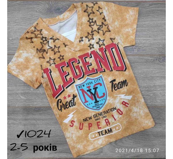 Футболка для хлопчиків 4 шт коттон (2-5 років) MiLi_1024-1