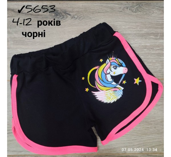 Шорти штани для дівчаток 5 шт коттон (4-12 років) MiLi_5653-6