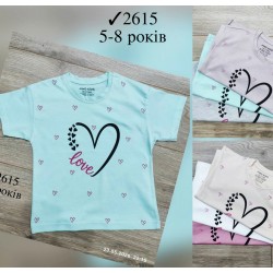 Футболка для дівчаток 4 шт коттон (5-8 років) MiLi_2615