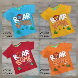 Футболка для хлопчиків 4 шт коттон (1-4 роки) MiLi_5092