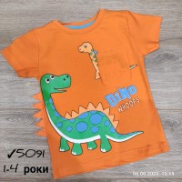 Футболка для хлопчиків 4 шт коттон (1-4 роки) MiLi_5091