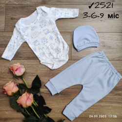 Комплект для немовлят 3 шт інтерлок (3-9 міс) MiLi_2521