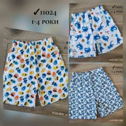 Шорти штани для хлопчиків 4 шт коттон (1-4 роки) MiLi_11024