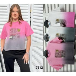 Футболка жіноча 2 шт (оверсайз) коттон MMC_7312