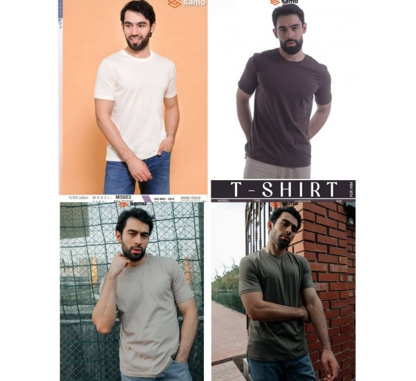 Футболка чоловіча, бавовна 5 шт (48-56 р) MuK_5003d