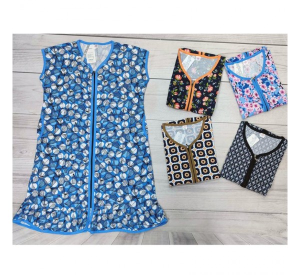 Халат жіночий, бавовна 5 шт (48-56 р) MuK_3300